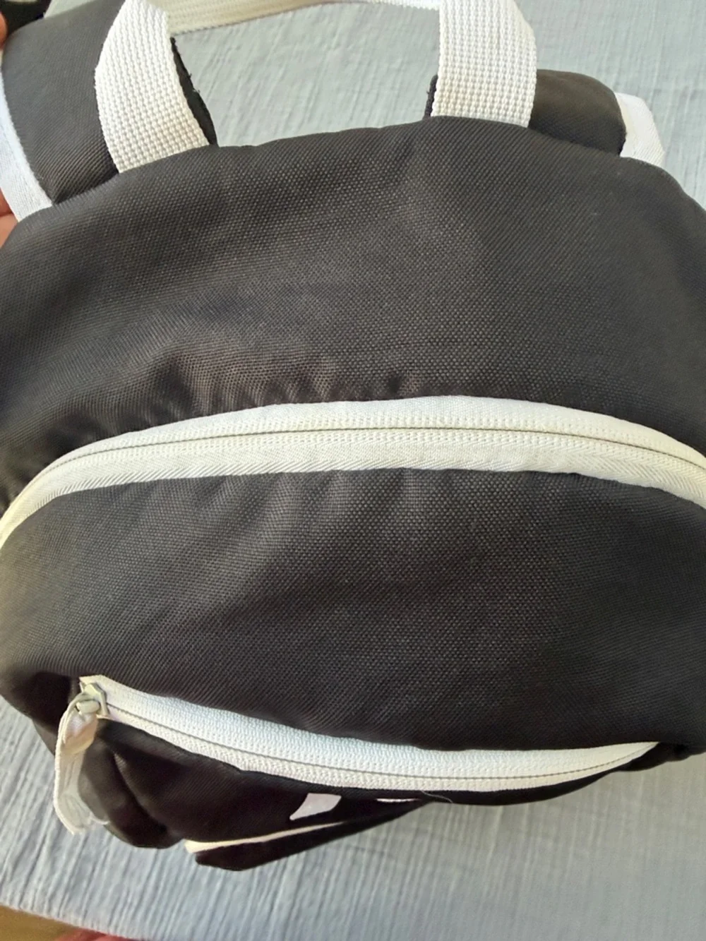 Hurley Black and White Logo Backpack